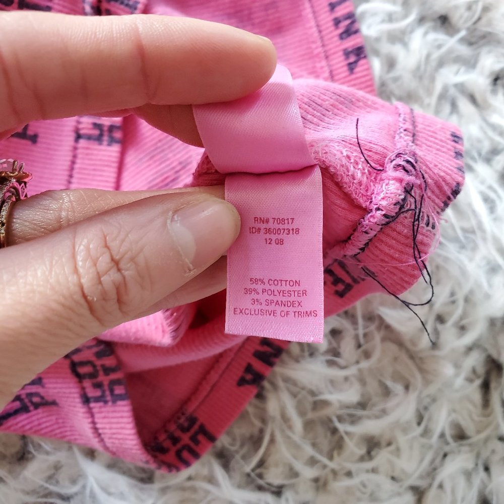 PINK Victoria's Secret Pink and Black Tank Top - Picture 7 of 7